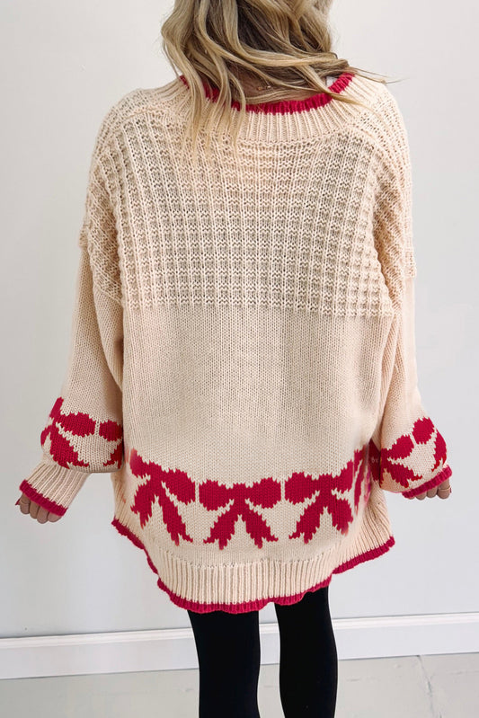 Bow Pattern Cardigan