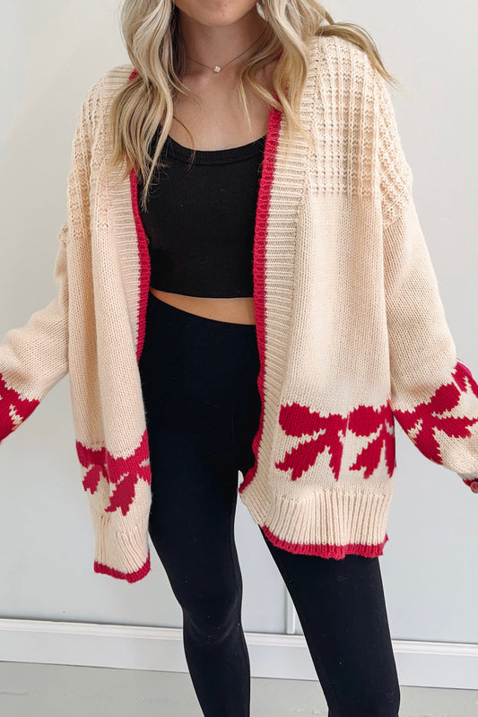 Bow Pattern Cardigan
